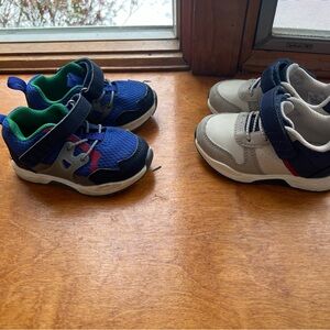 Stride Rite Blue and Gray Kids Sneakers